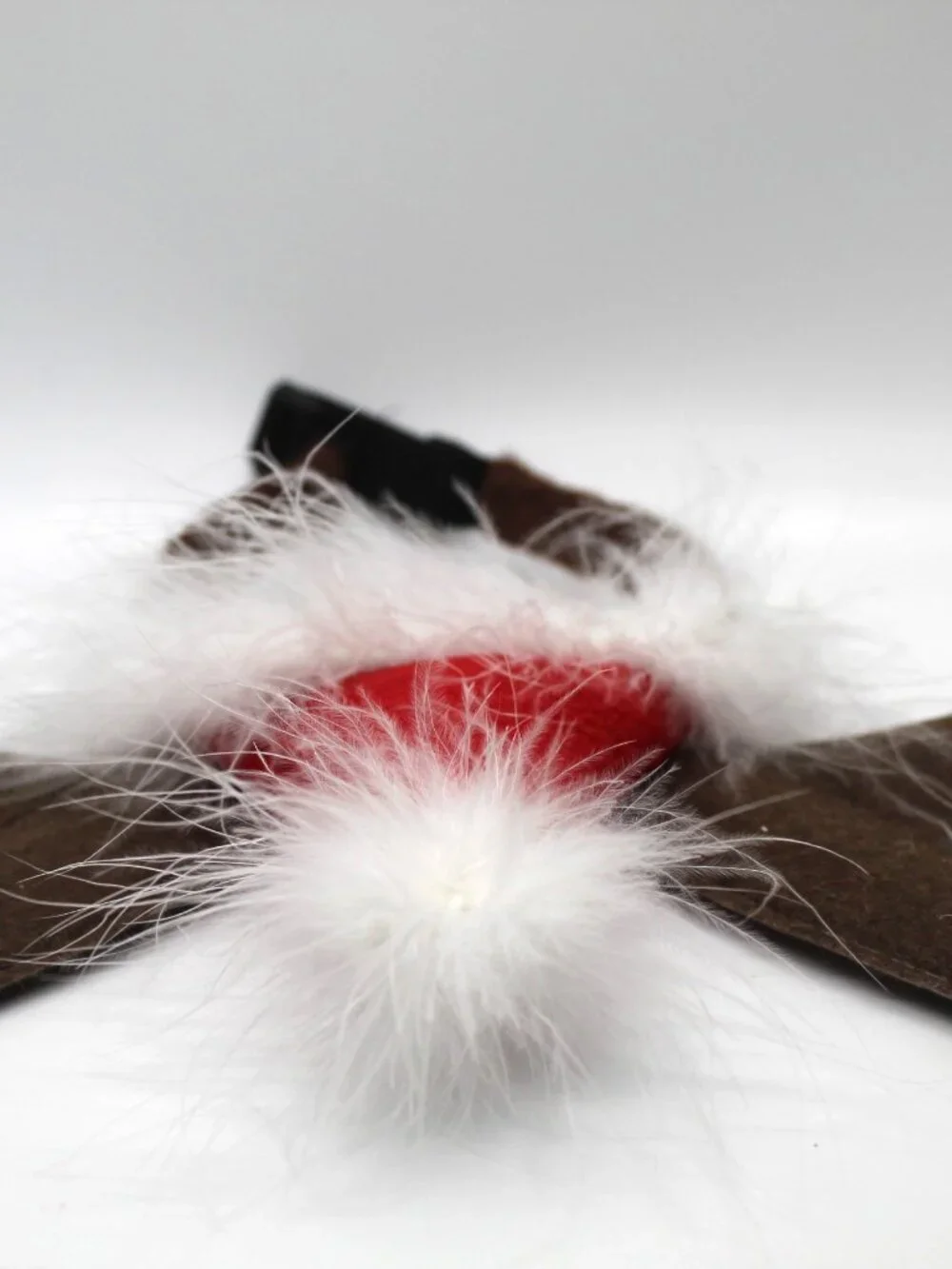 Dog Reindeer Santa Antlers Headband Christmas Costume Outfit For Small Dogs NWOT